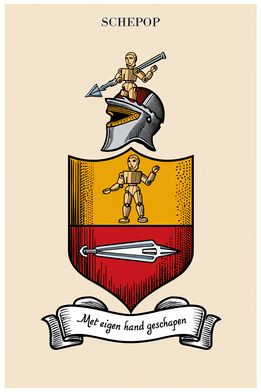 Familiewapen van de achternaam SCHEPOP (vergrendeld)
