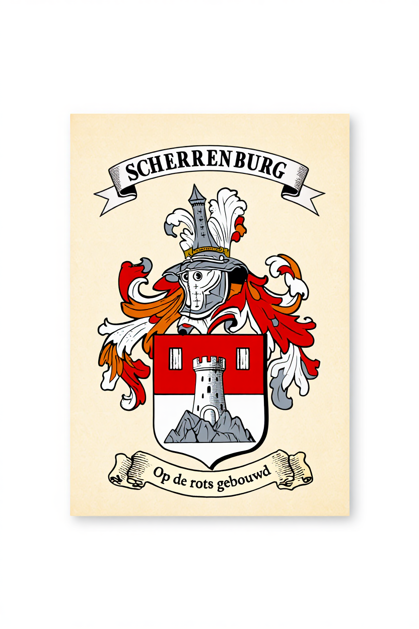 Familiewapen van de achternaam SCHERRENBURG