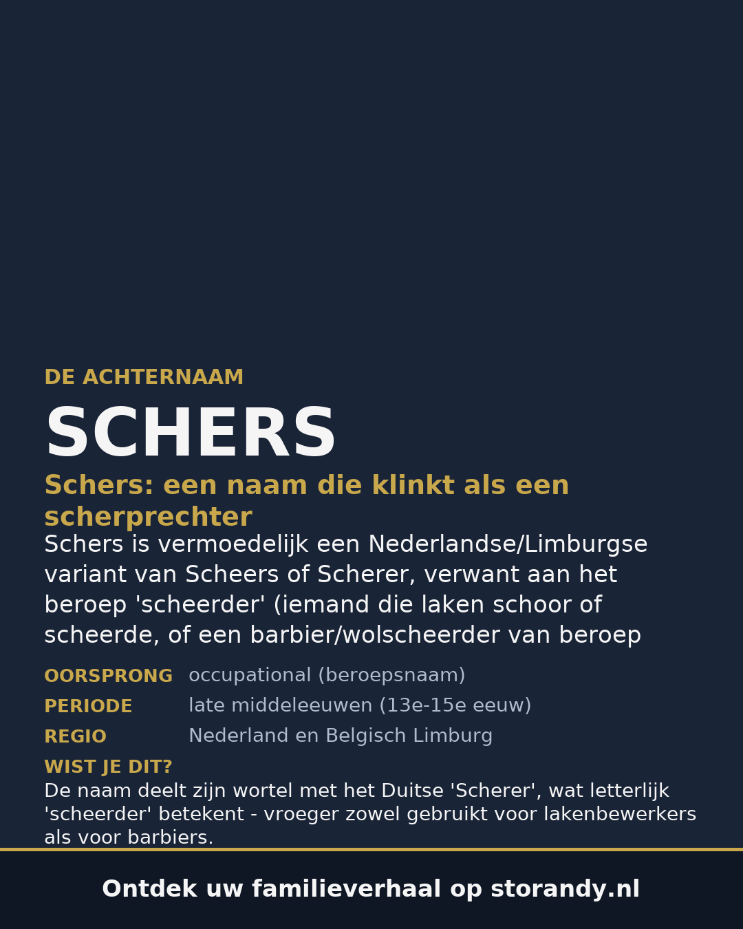Familiewapen van de achternaam SCHERS