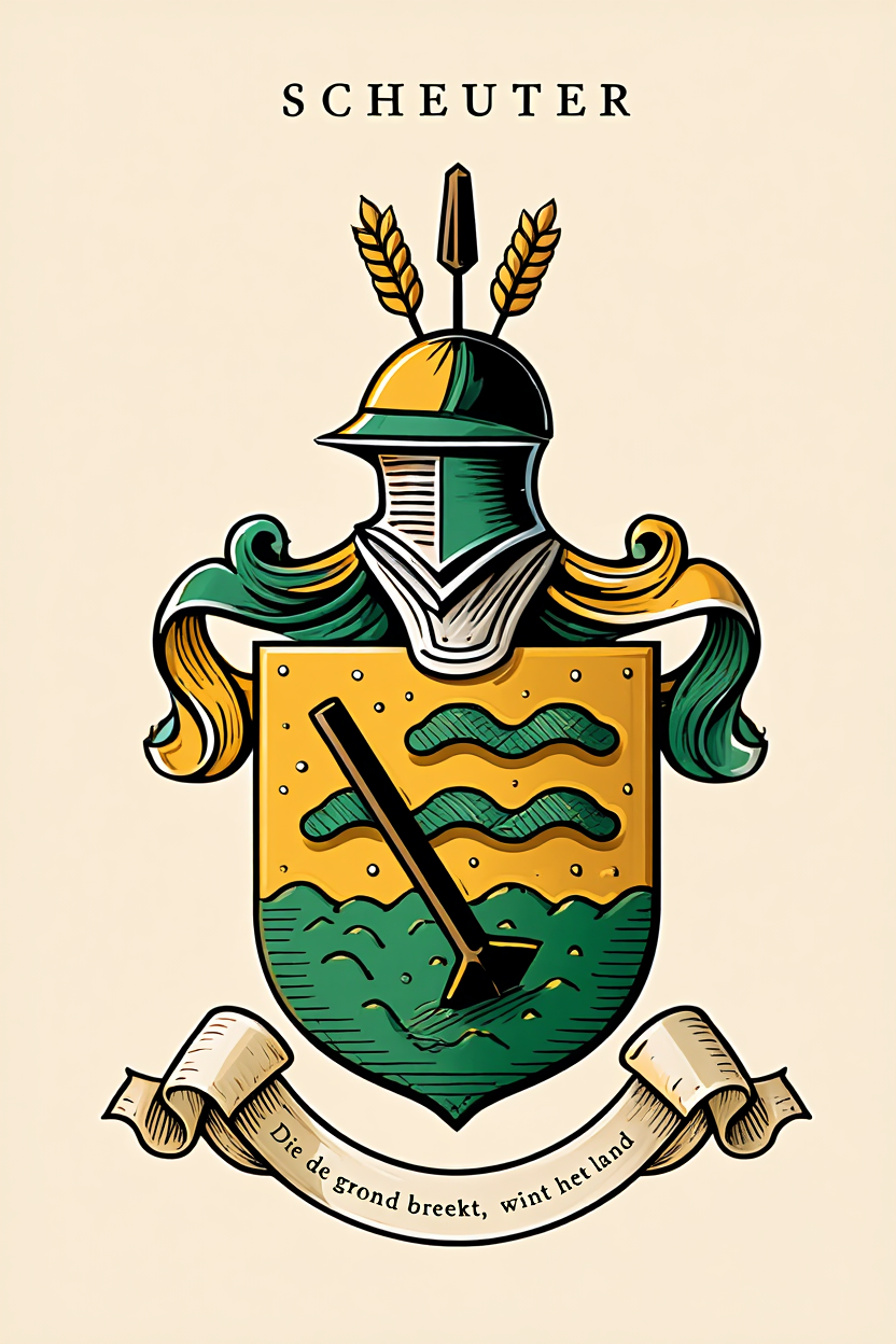 Familiewapen van de achternaam SCHEUTER