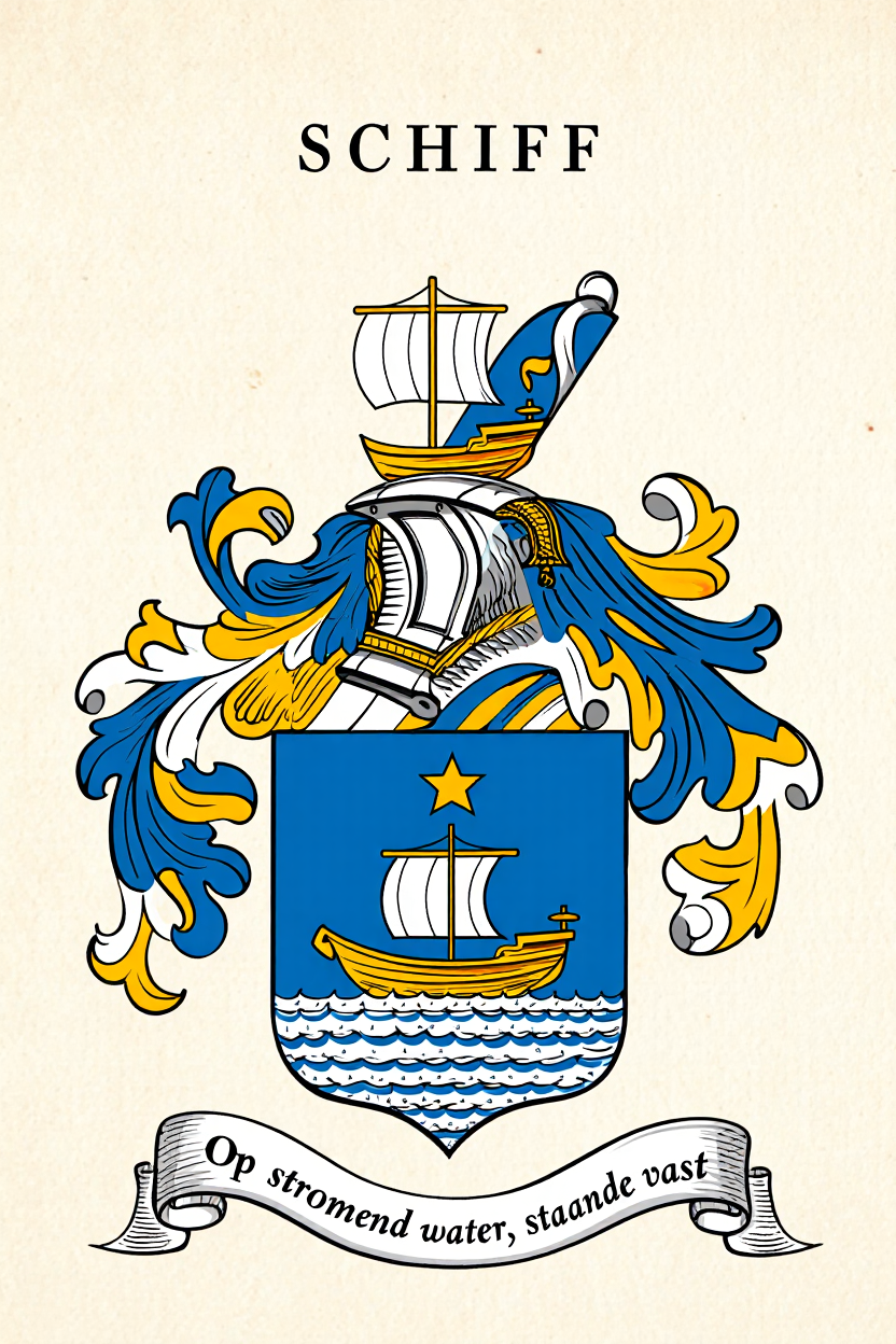 Familiewapen van de achternaam SCHIFF