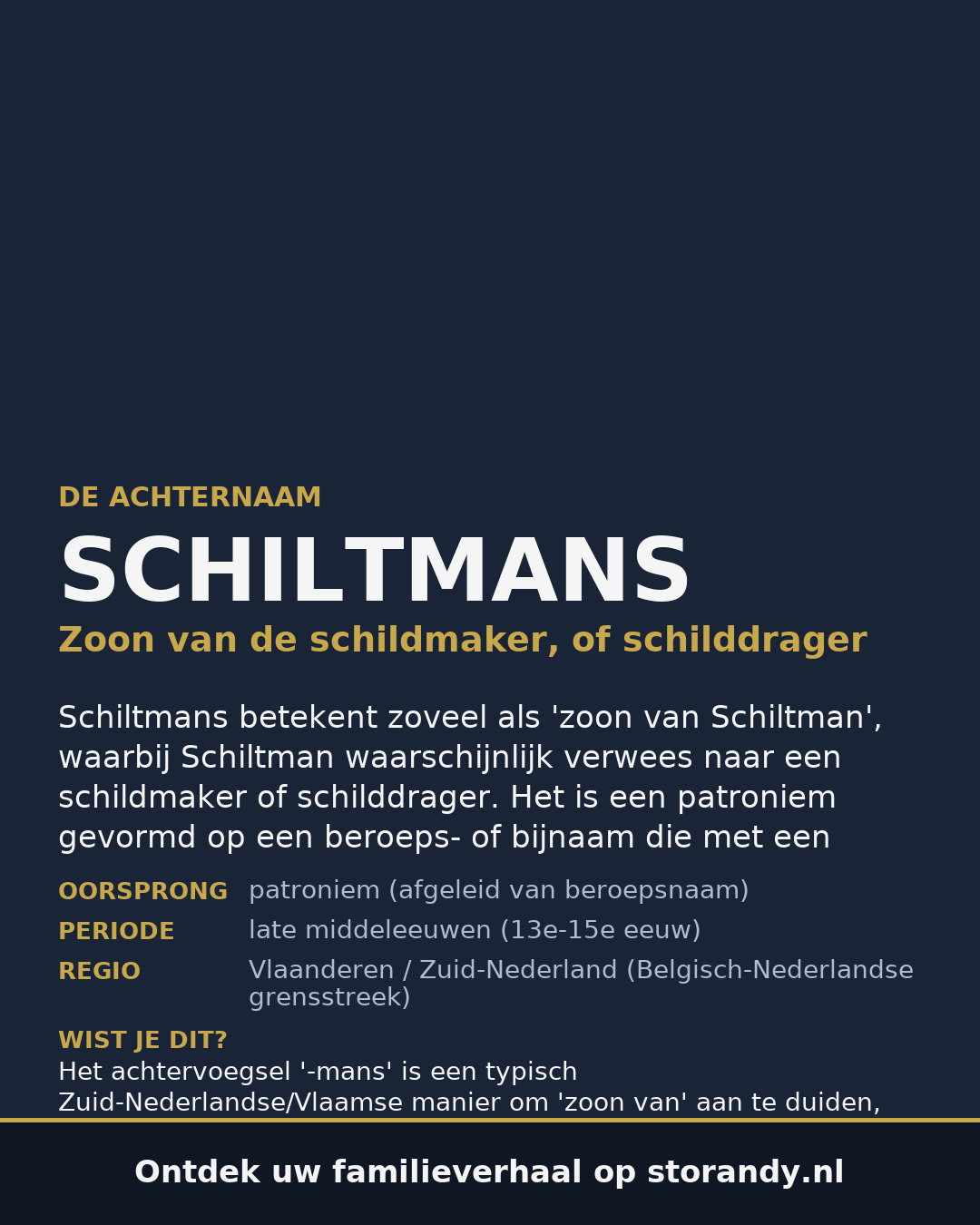 Familiewapen van de achternaam SCHILTMANS