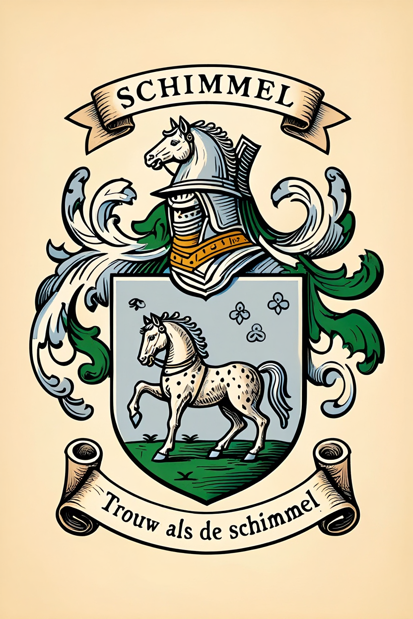 Familiewapen van de achternaam SCHIMMEL