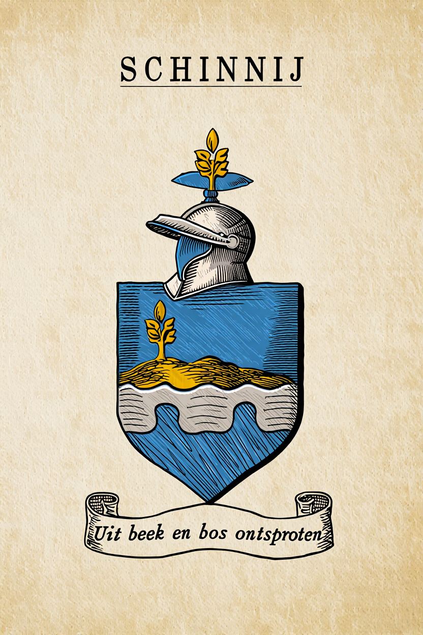 Familiewapen van de achternaam SCHINNIJ (vergrendeld)