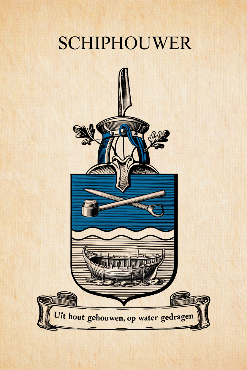 Familiewapen van de achternaam SCHIPHOUWER