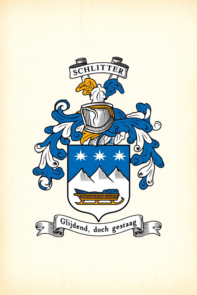 Familiewapen van de achternaam SCHLITTER