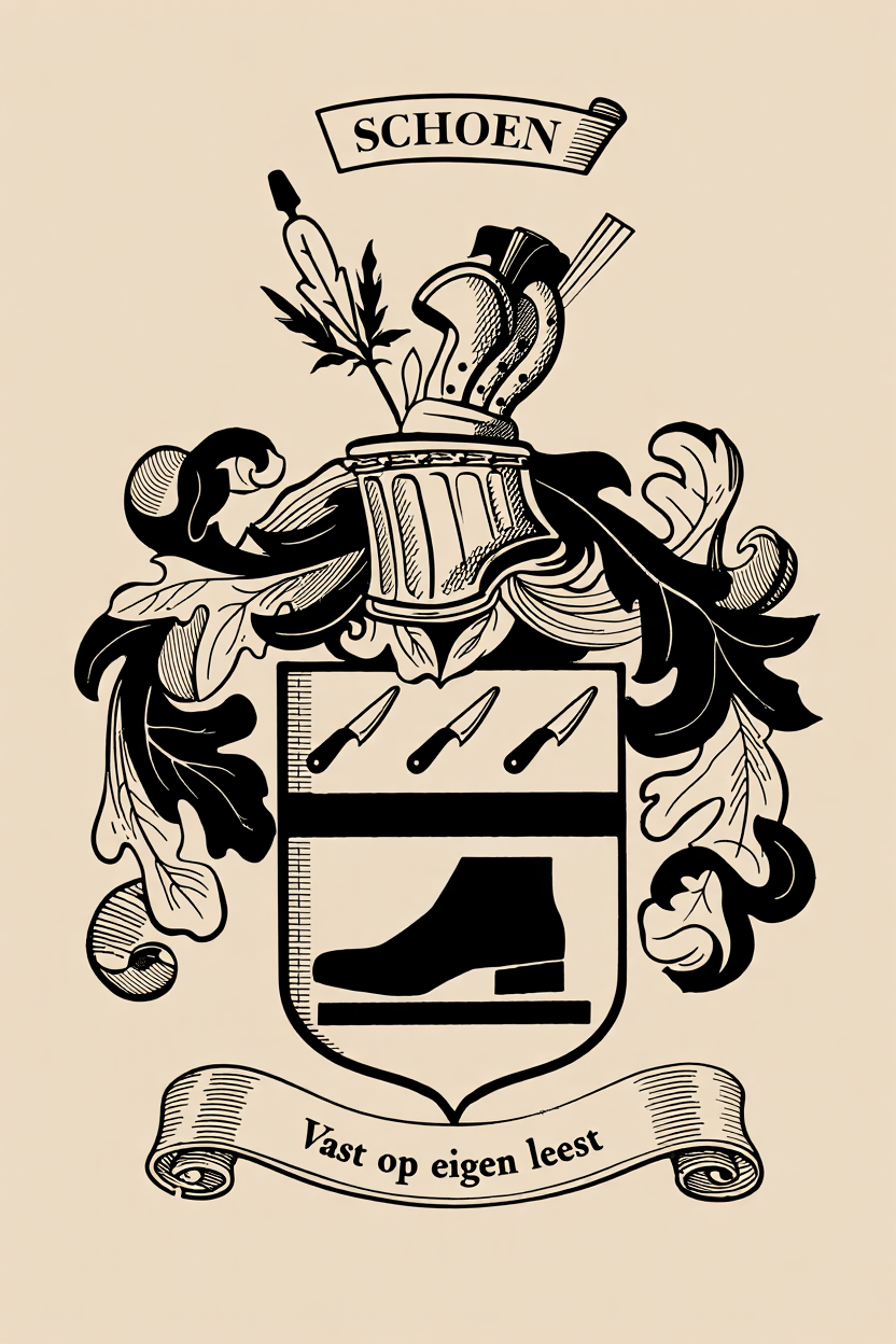 Familiewapen van de achternaam SCHOEN (vergrendeld)
