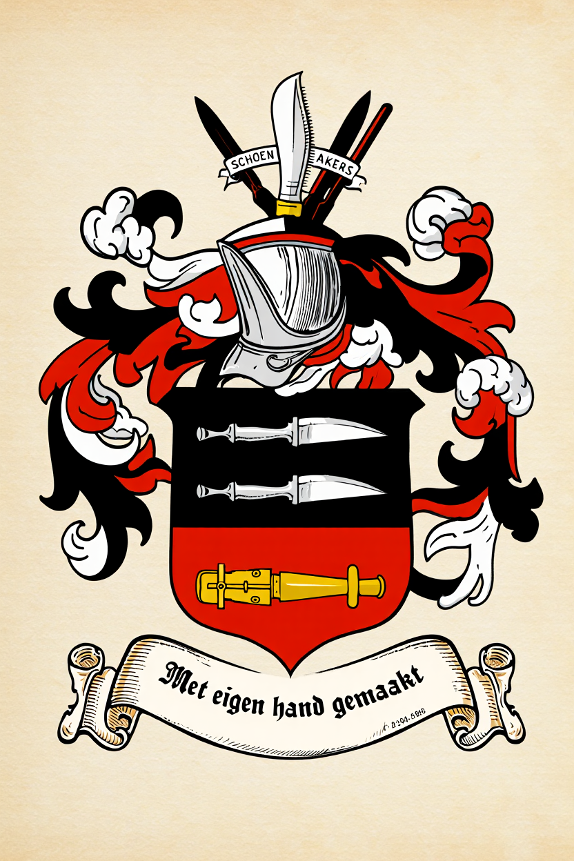 Familiewapen van de achternaam SCHOENMAKERS