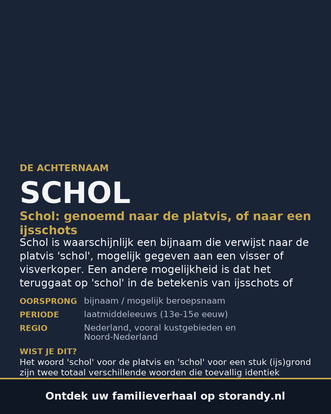 Familiewapen van de achternaam SCHOL