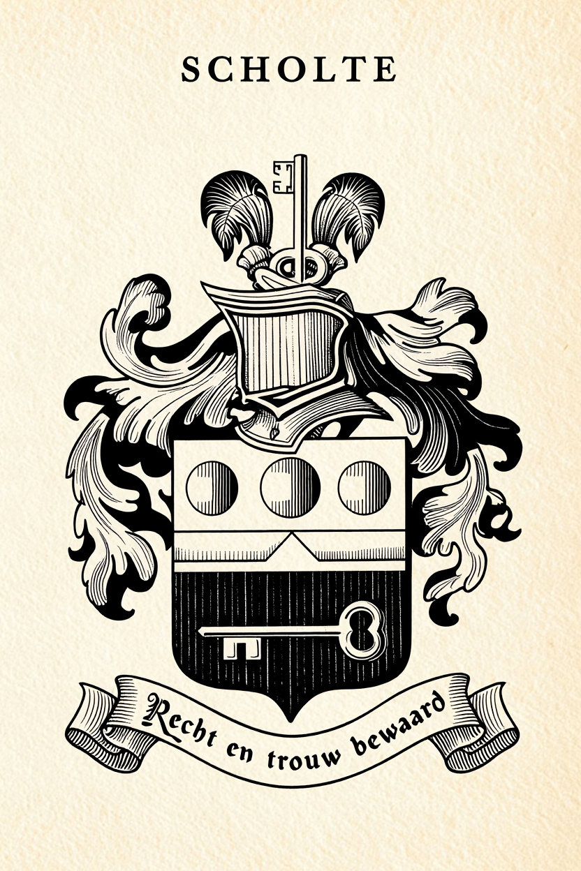 Familiewapen van de achternaam SCHOLTE