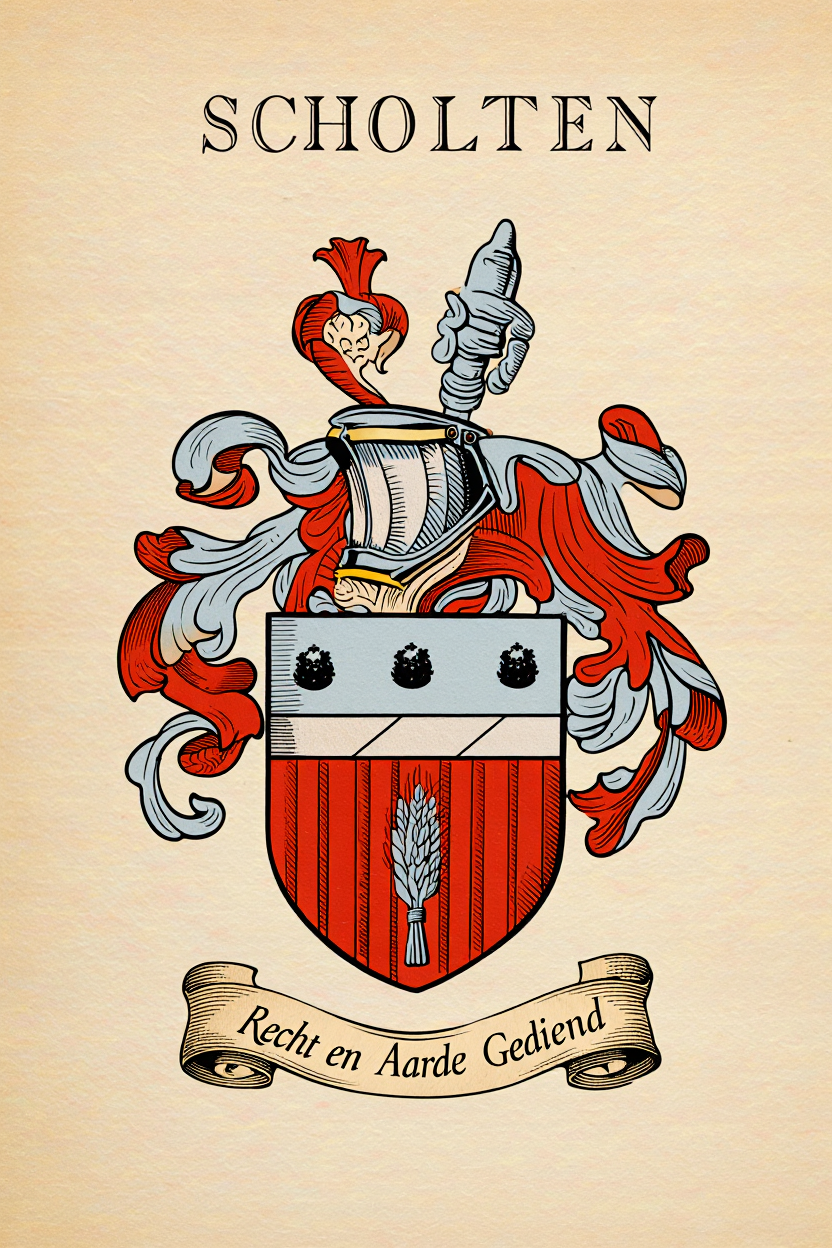 Familiewapen van de achternaam SCHOLTEN