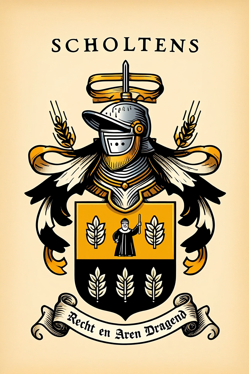 Familiewapen van de achternaam SCHOLTENS
