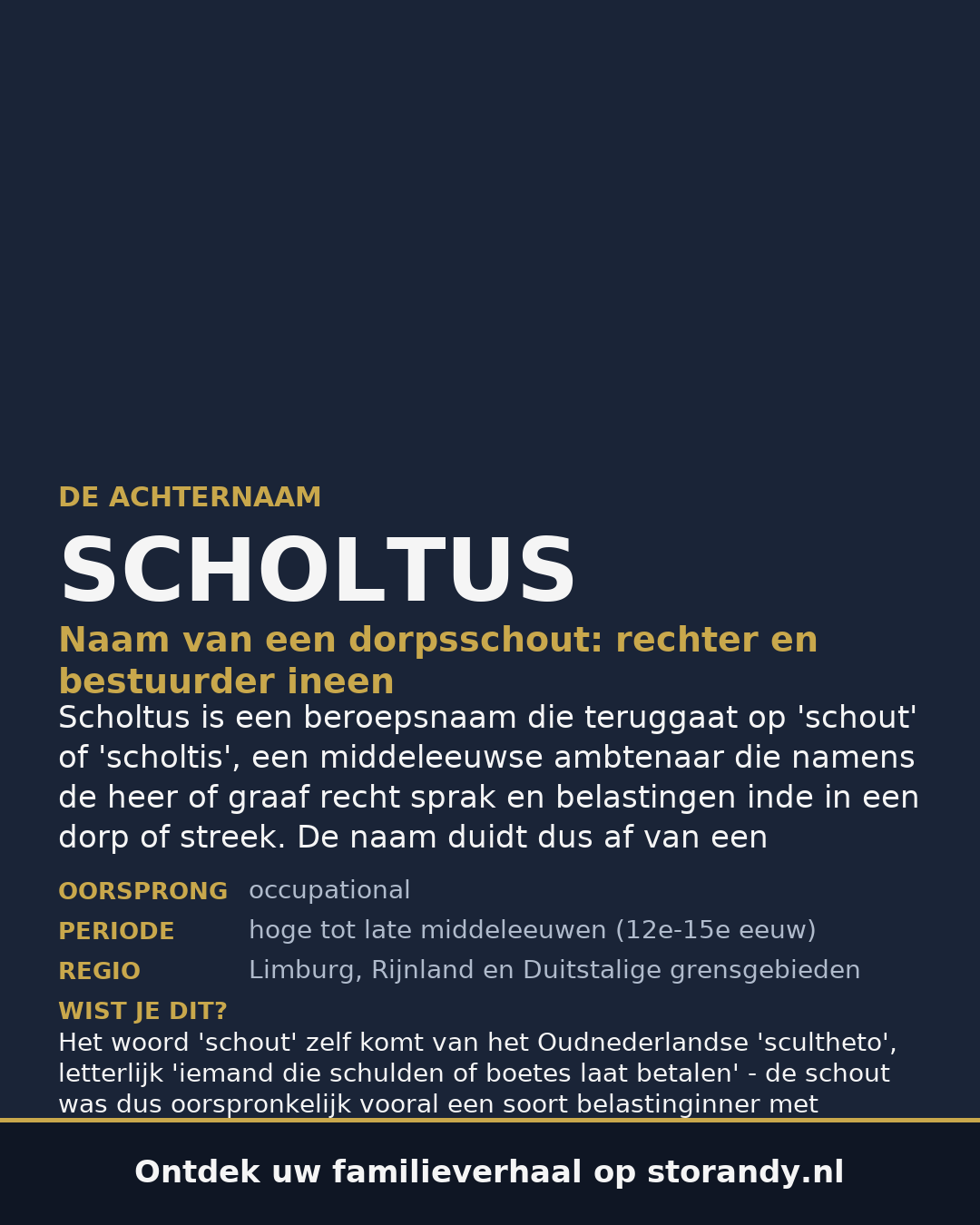 Familiewapen van de achternaam SCHOLTUS