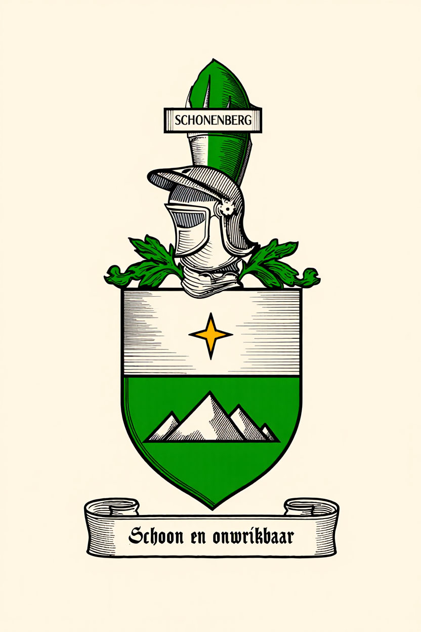 Familiewapen van de achternaam SCHONENBERG (vergrendeld)
