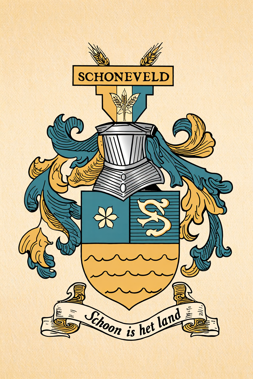 Familiewapen van de achternaam SCHONEVELD