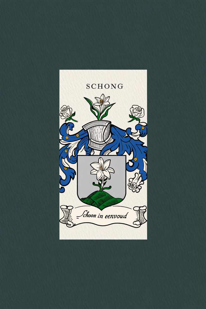 Familiewapen van de achternaam SCHONG
