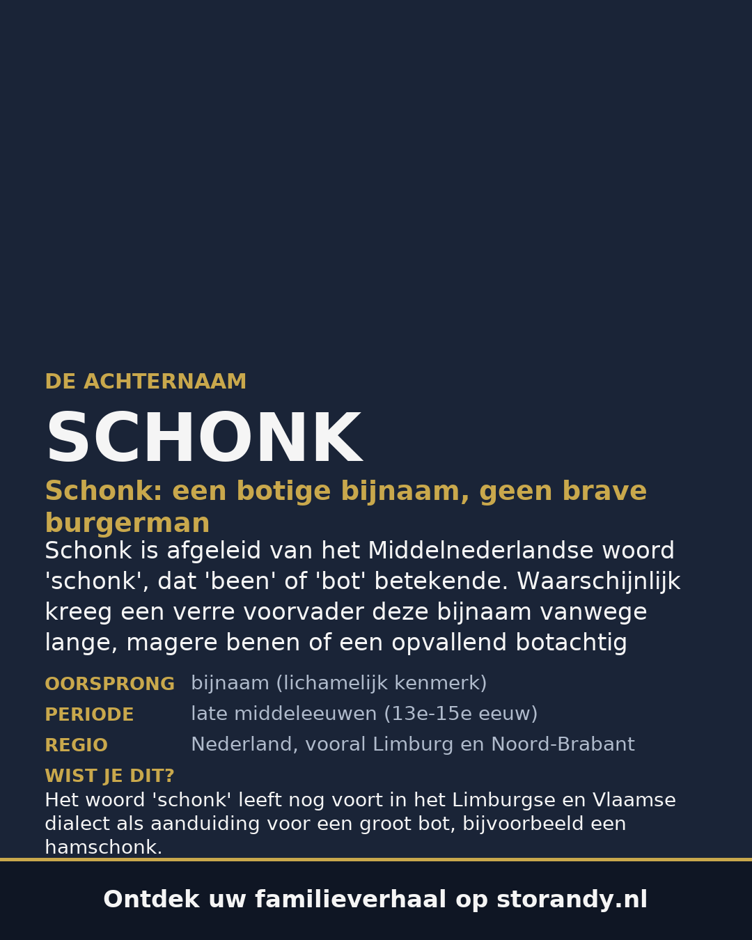 Familiewapen van de achternaam SCHONK