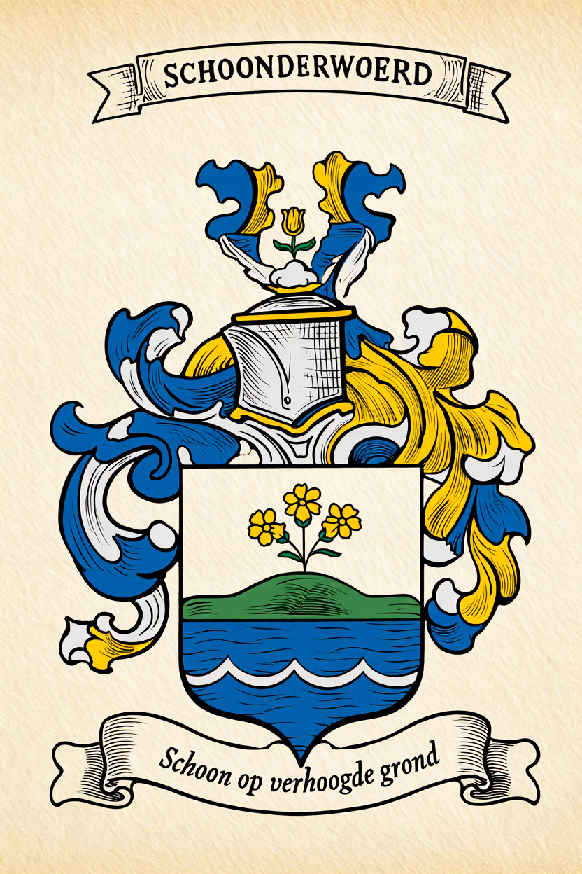 Familiewapen van de achternaam SCHOONDERWOERD