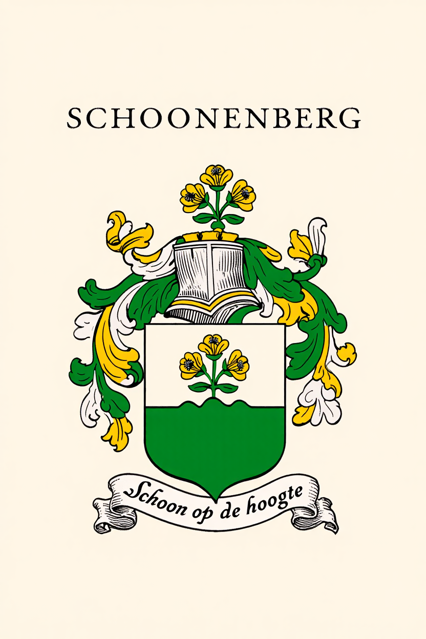Familiewapen van de achternaam SCHOONENBERG