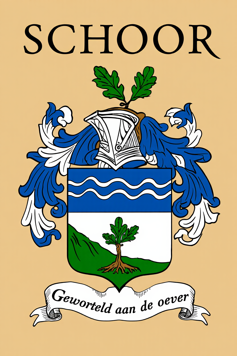Familiewapen van de achternaam SCHOOR