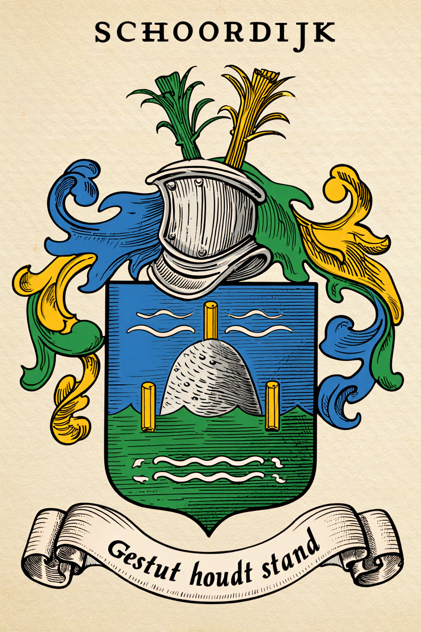 Familiewapen van de achternaam SCHOORDIJK