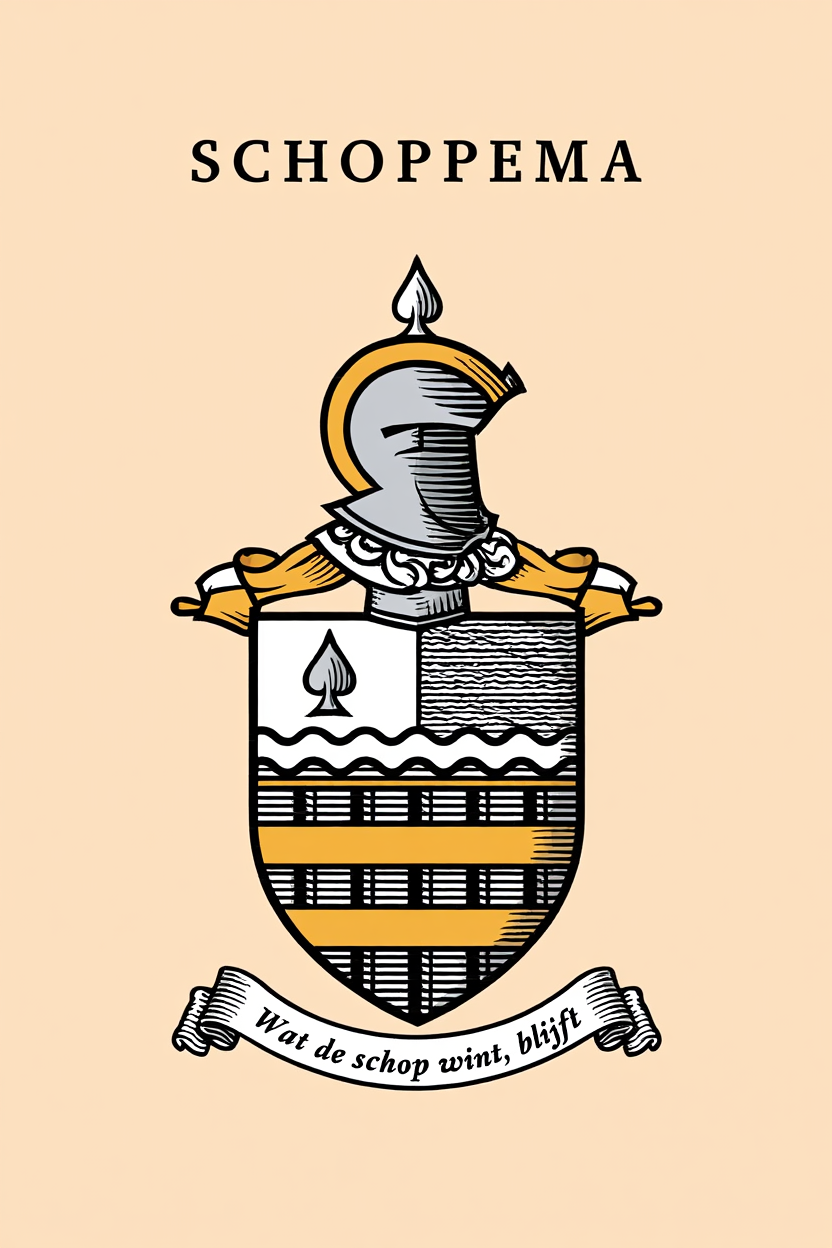 Familiewapen van de achternaam SCHOPPEMA