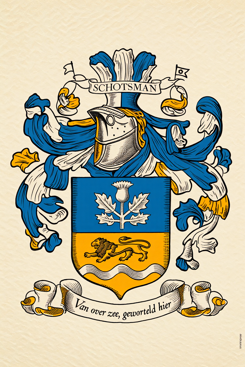 Familiewapen van de achternaam SCHOTSMAN