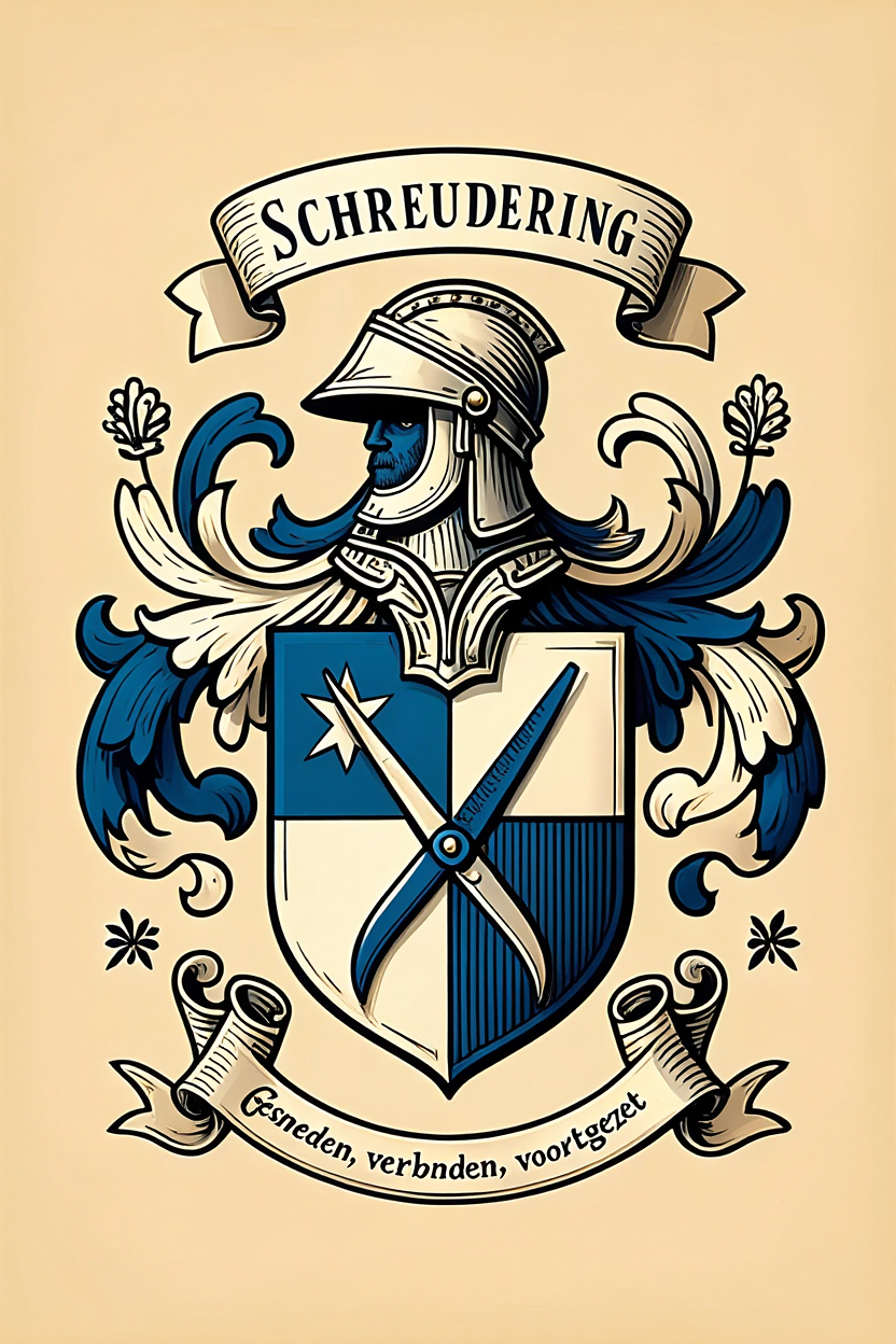 Familiewapen van de achternaam SCHREUDERING (vergrendeld)