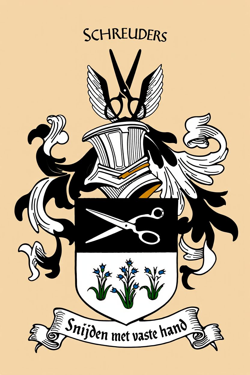 Familiewapen van de achternaam SCHREUDERS
