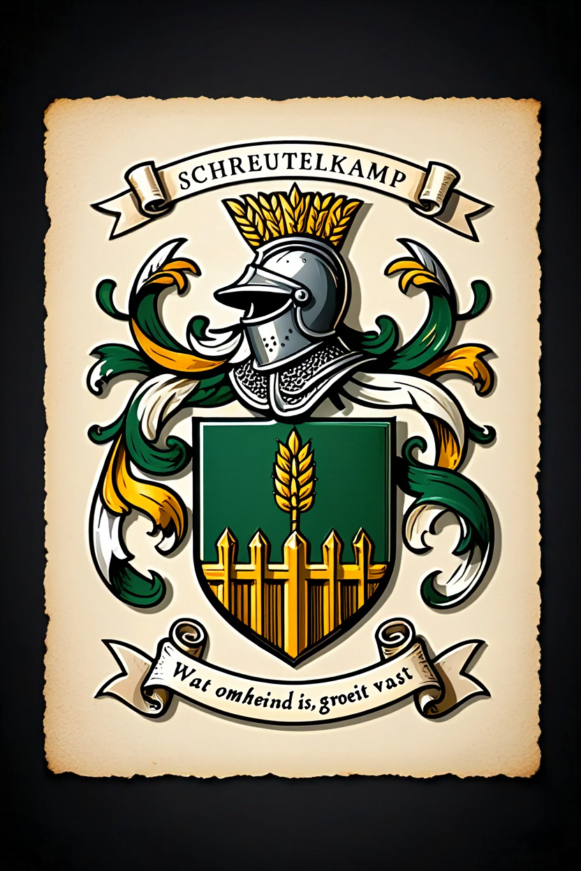 Familiewapen van de achternaam SCHREUTELKAMP