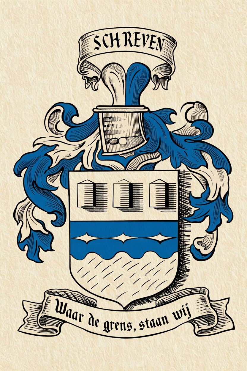 Familiewapen van de achternaam SCHREVEN (vergrendeld)