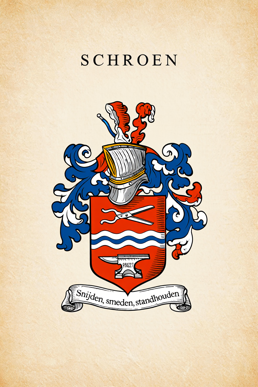 Familiewapen van de achternaam SCHROEN