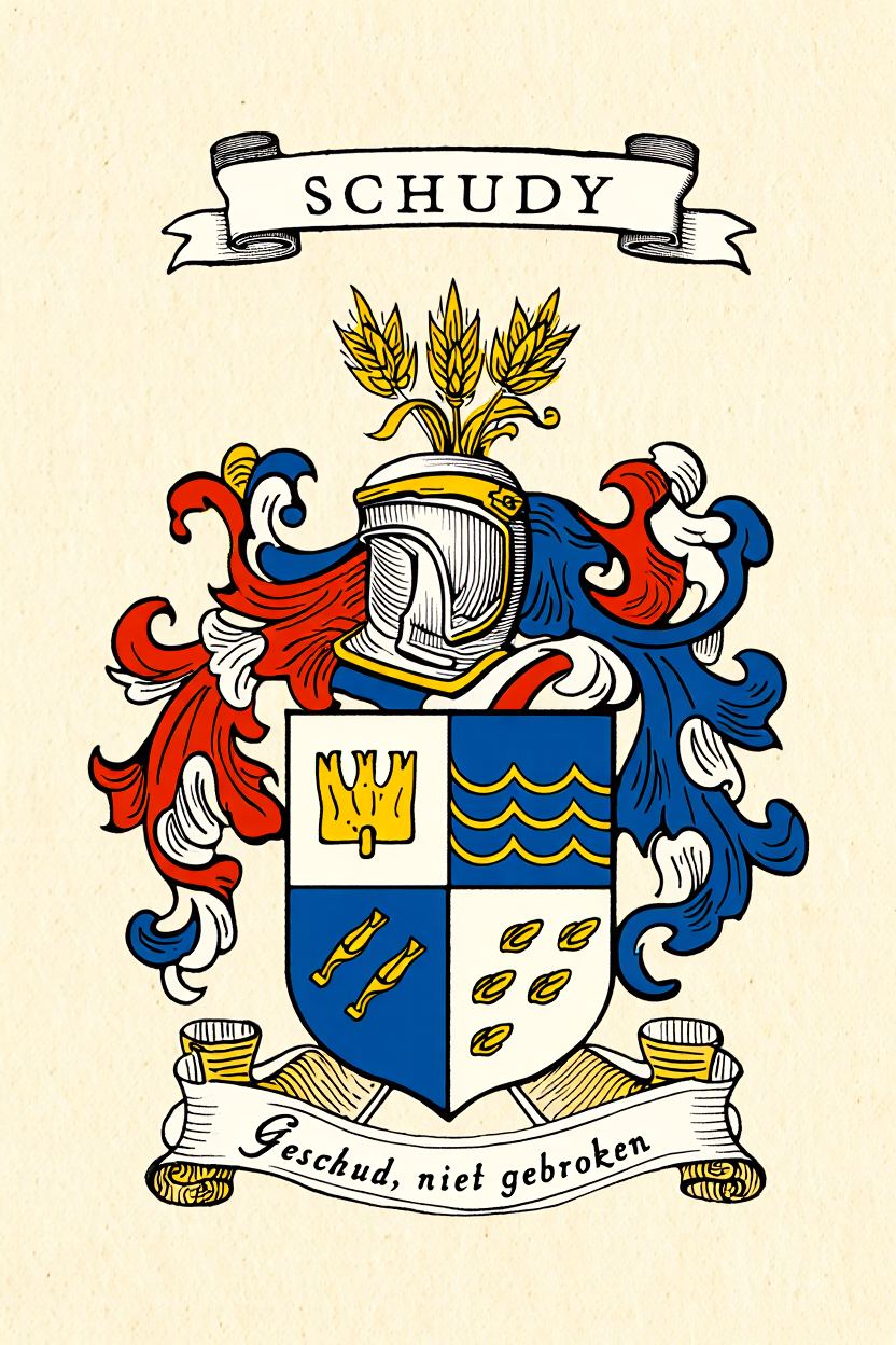Familiewapen van de achternaam SCHUDY