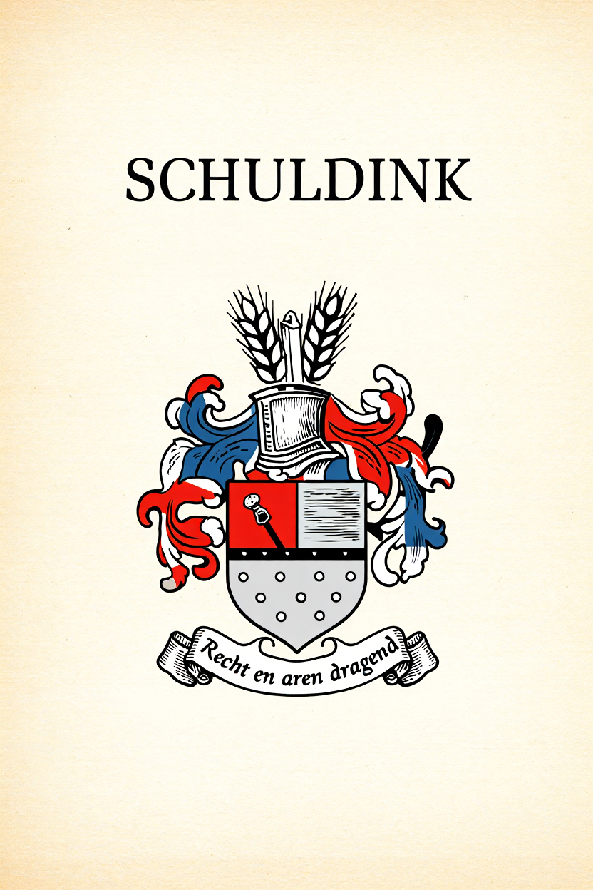 Familiewapen van de achternaam SCHULDINK