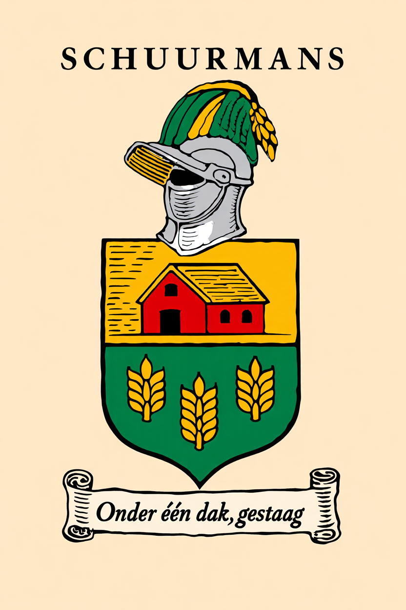 Familiewapen van de achternaam SCHUURMANS