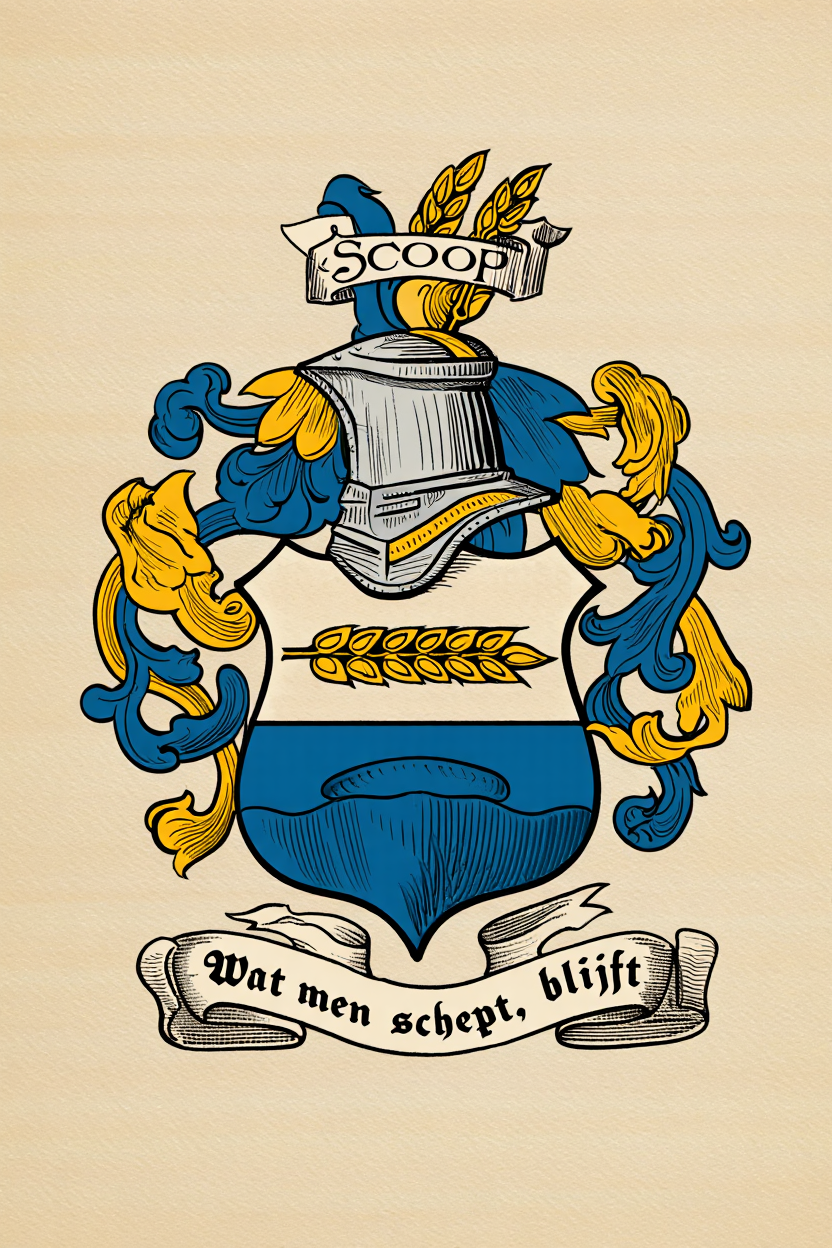 Familiewapen van de achternaam SCOOP
