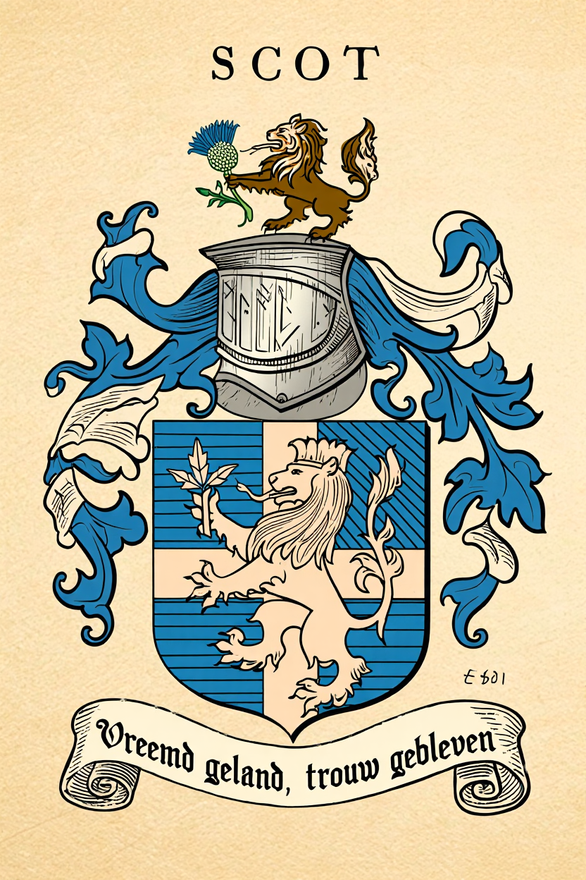 Familiewapen van de achternaam SCOT