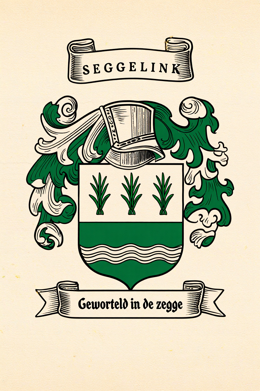 Familiewapen van de achternaam SEGGELINK