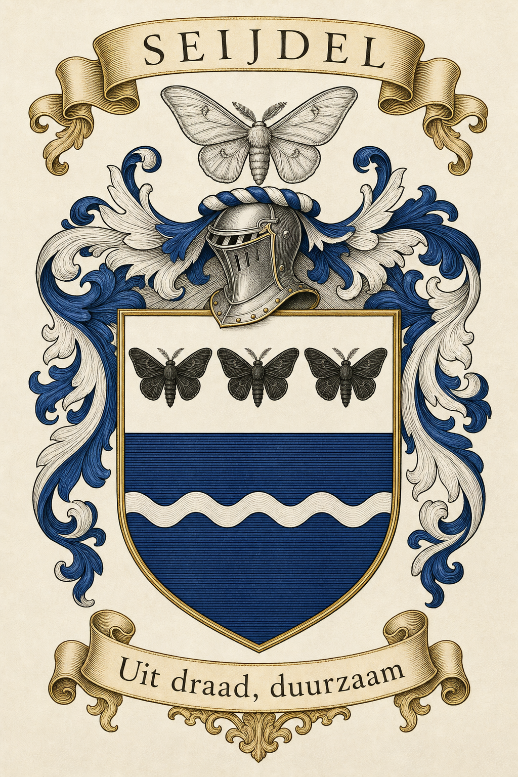 Familiewapen van de achternaam SEIJDEL (vergrendeld)