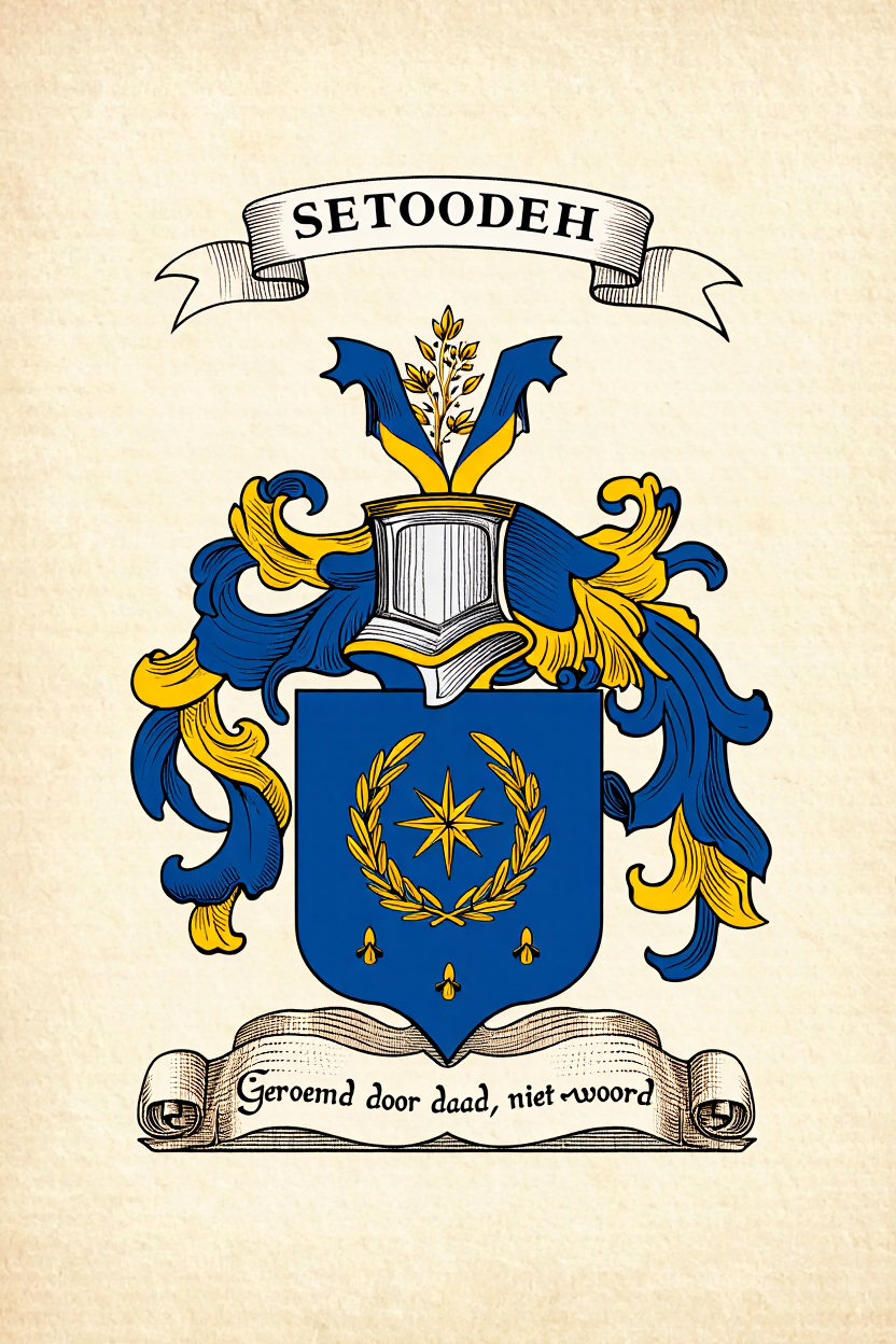 Familiewapen van de achternaam SETOODEH
