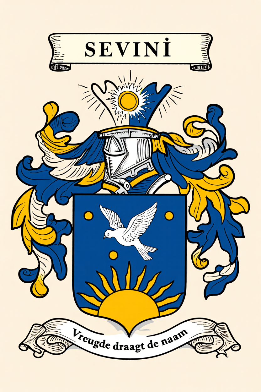 Familiewapen van de achternaam SEVINÇ