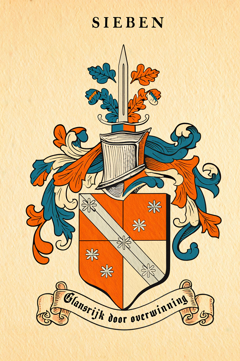 Familiewapen van de achternaam SIEBEN
