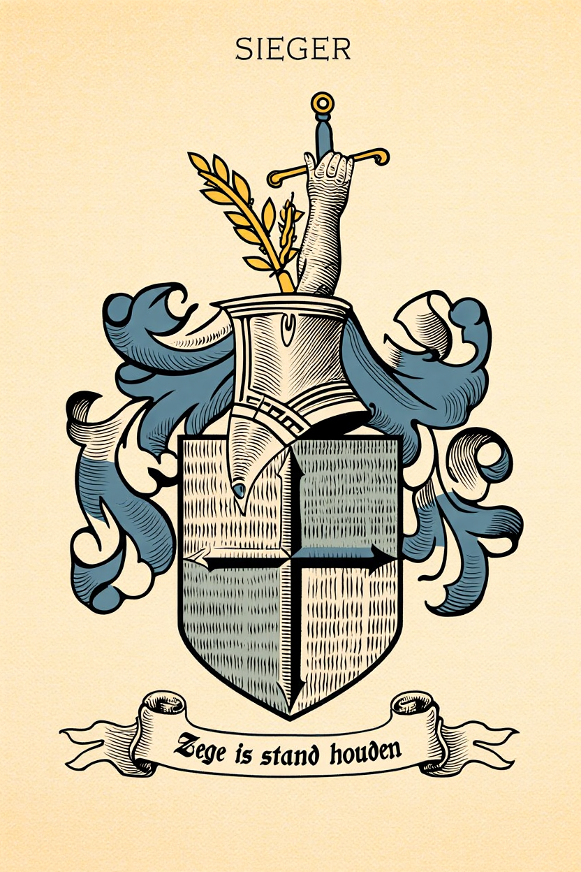 Familiewapen van de achternaam SIEGER