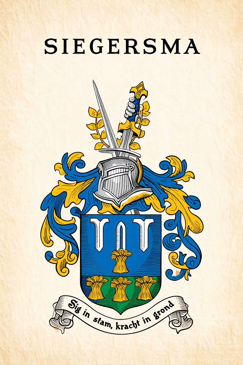 Familiewapen van de achternaam SIEGERSMA