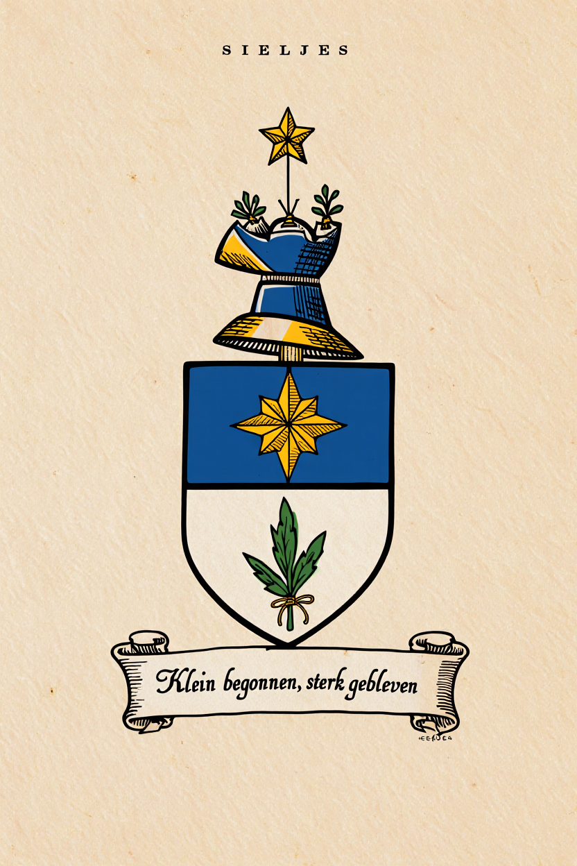 Familiewapen van de achternaam SIELJES (vergrendeld)
