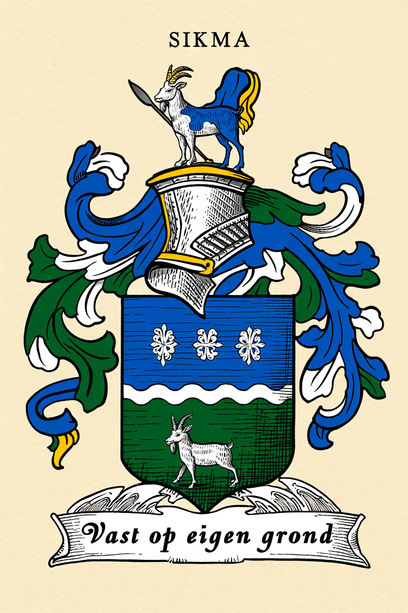 Familiewapen van de achternaam SIKMA