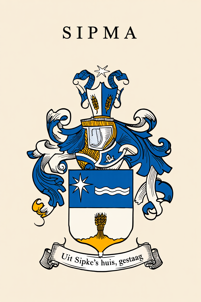 Familiewapen van de achternaam SIPMA