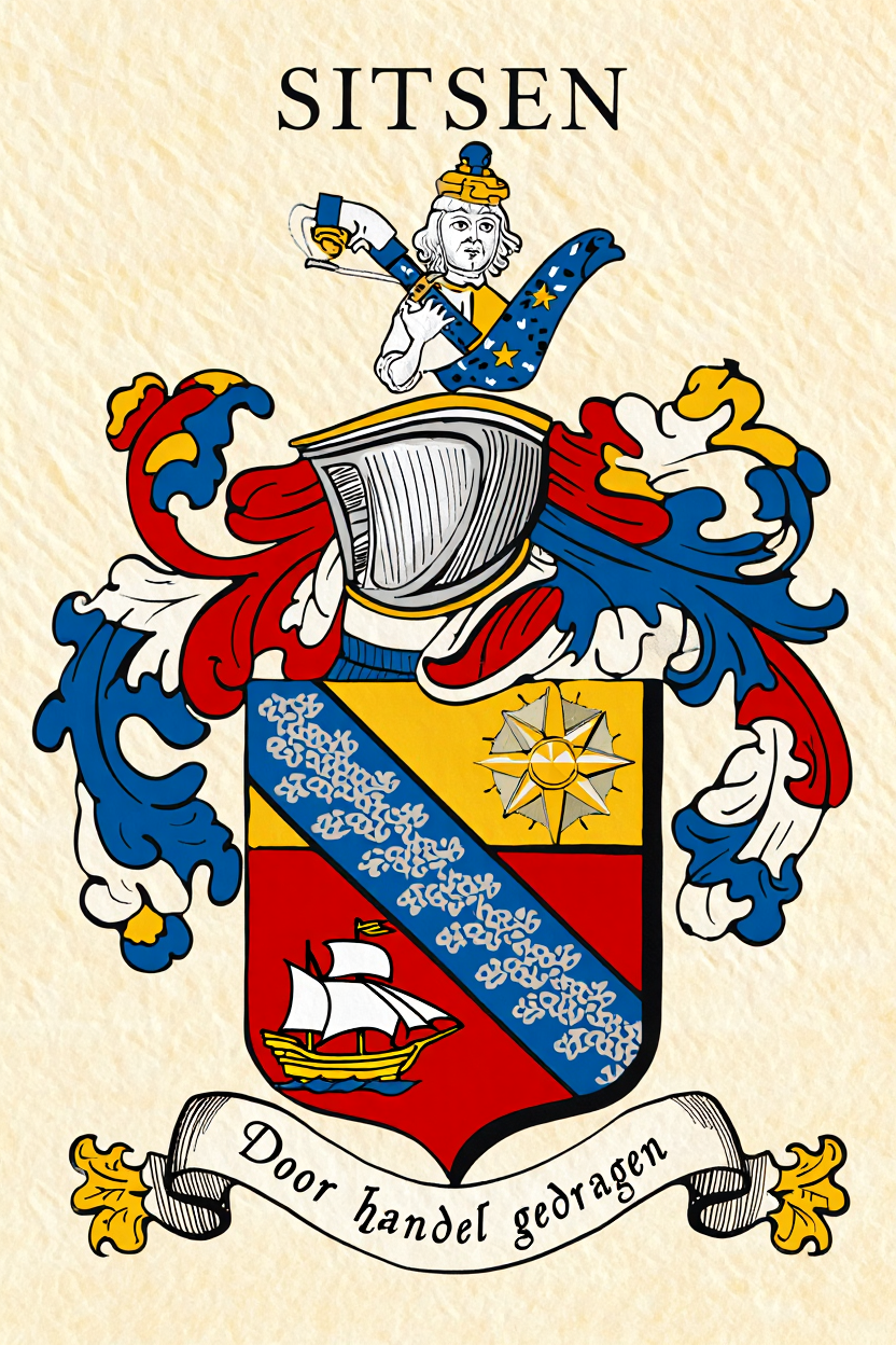 Familiewapen van de achternaam SITSEN