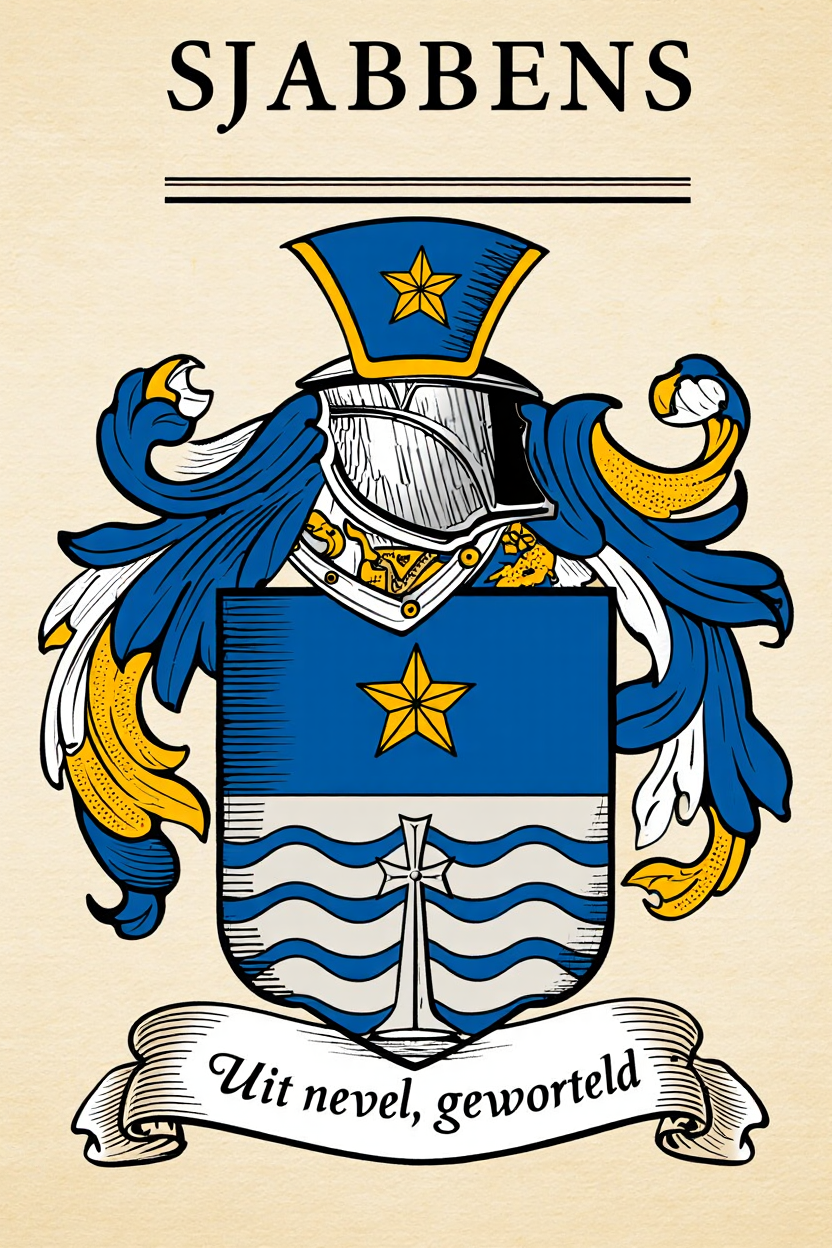 Familiewapen van de achternaam SJABBENS