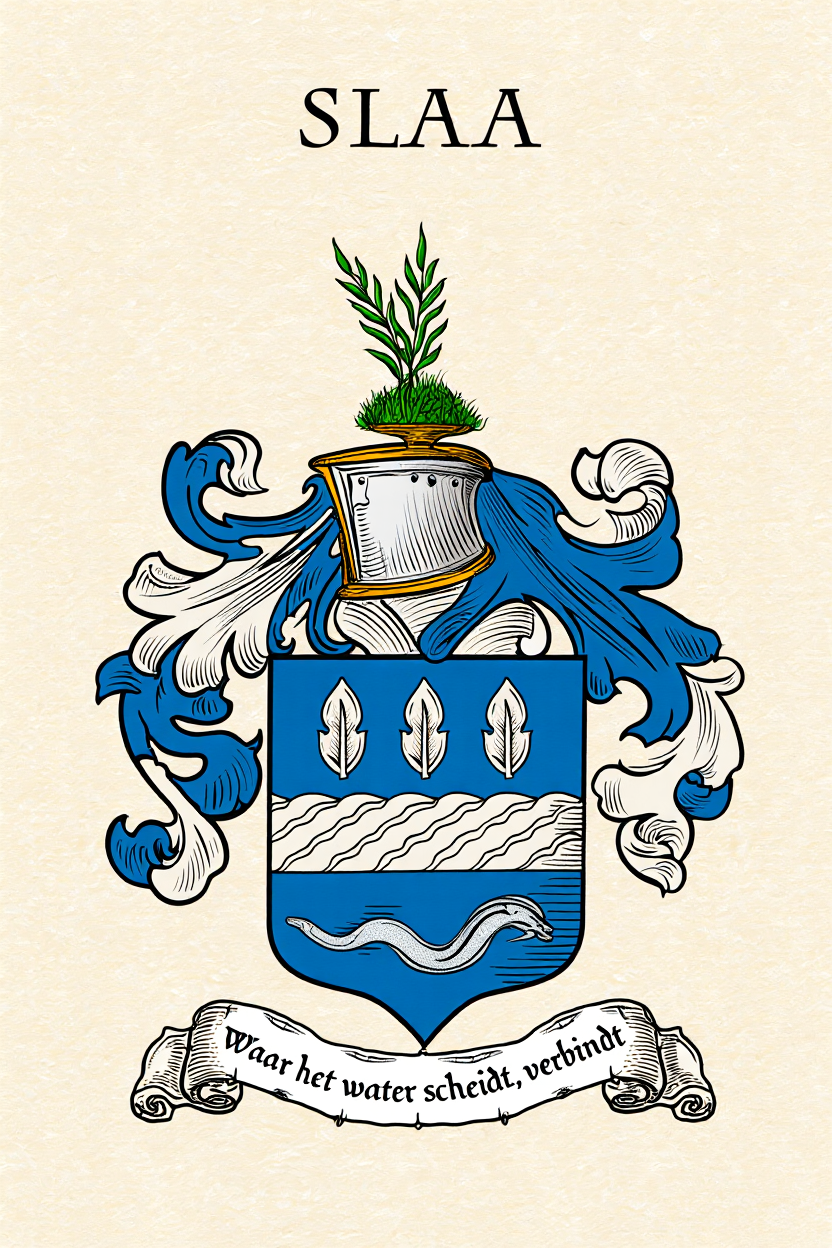 Familiewapen van de achternaam SLAA